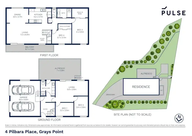 Floorplan of Homely house listing, 4 Pilbara Place, Grays Point NSW 2232