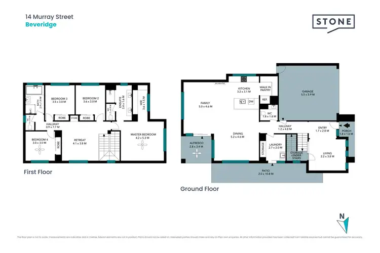 Floorplan of Homely house listing, 14 Murray Street, Beveridge VIC 3753