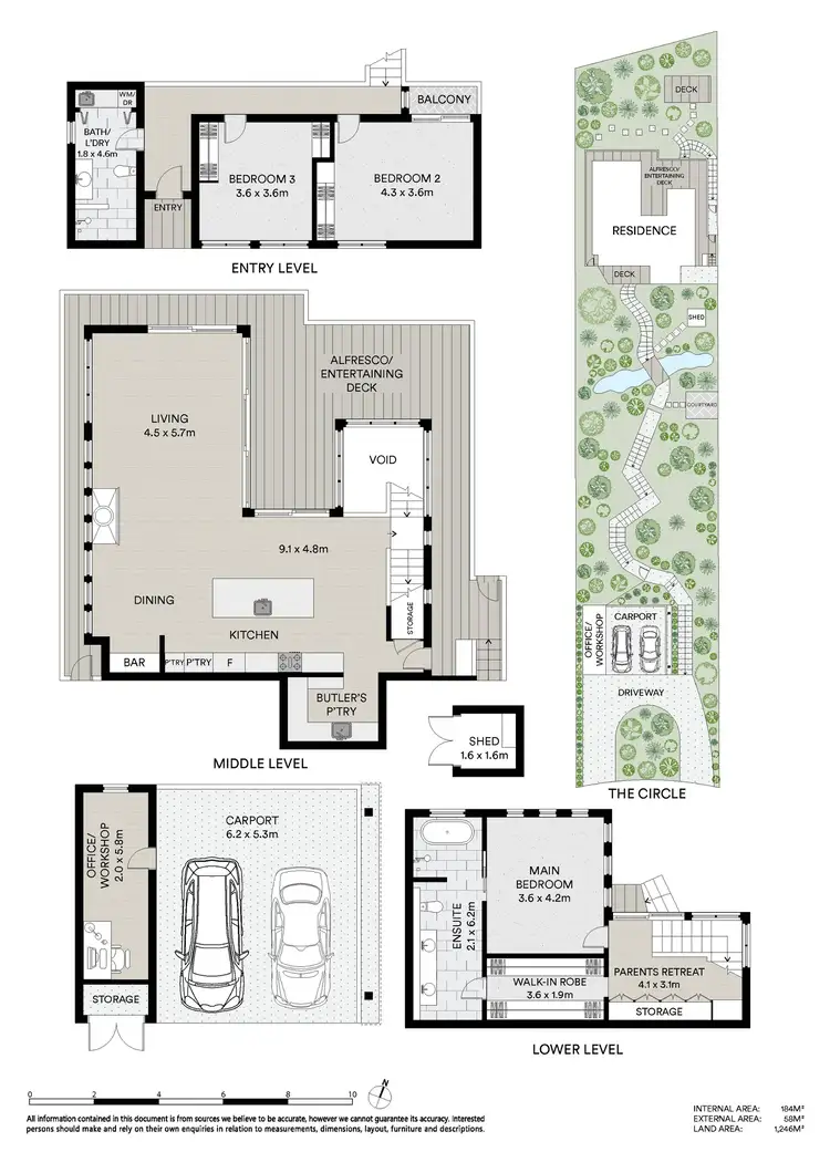 Floorplan of Homely house listing, 16 The Circle, Bilgola Plateau NSW 2107