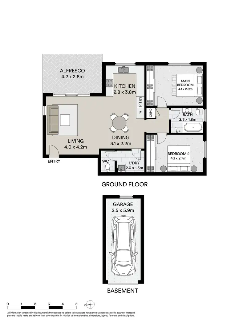 Floorplan of Homely unit listing, 2/15 Wycombe Avenue, Monterey NSW 2217