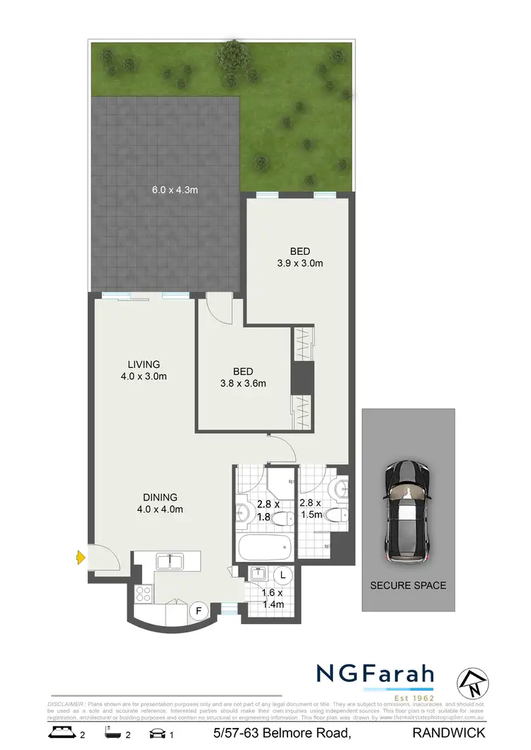 Floorplan of Homely apartment listing, 5/57-63 Belmore Road, Randwick NSW 2031