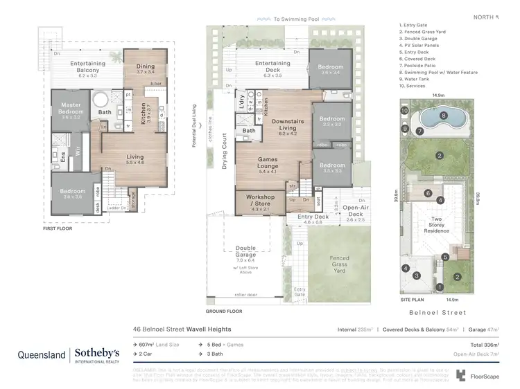 Floorplan of Homely house listing, 46 Belnoel Street, Wavell Heights QLD 4012