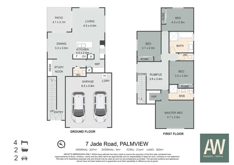 Floorplan of Homely house listing, 7 Jade Road, Palmview QLD 4553