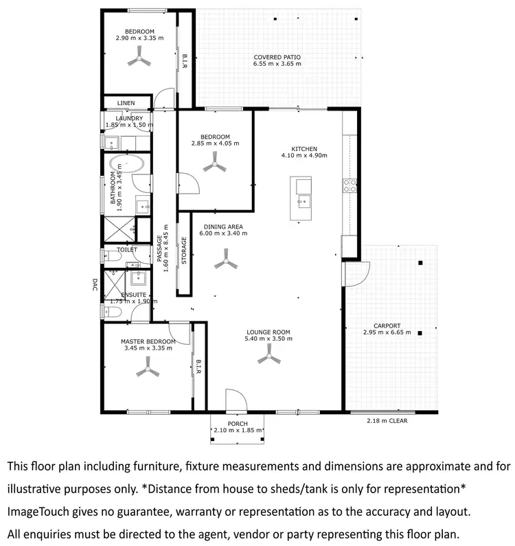 Floorplan of Homely house listing, 8 Allen Thomas Drive, Port Lincoln SA 5606