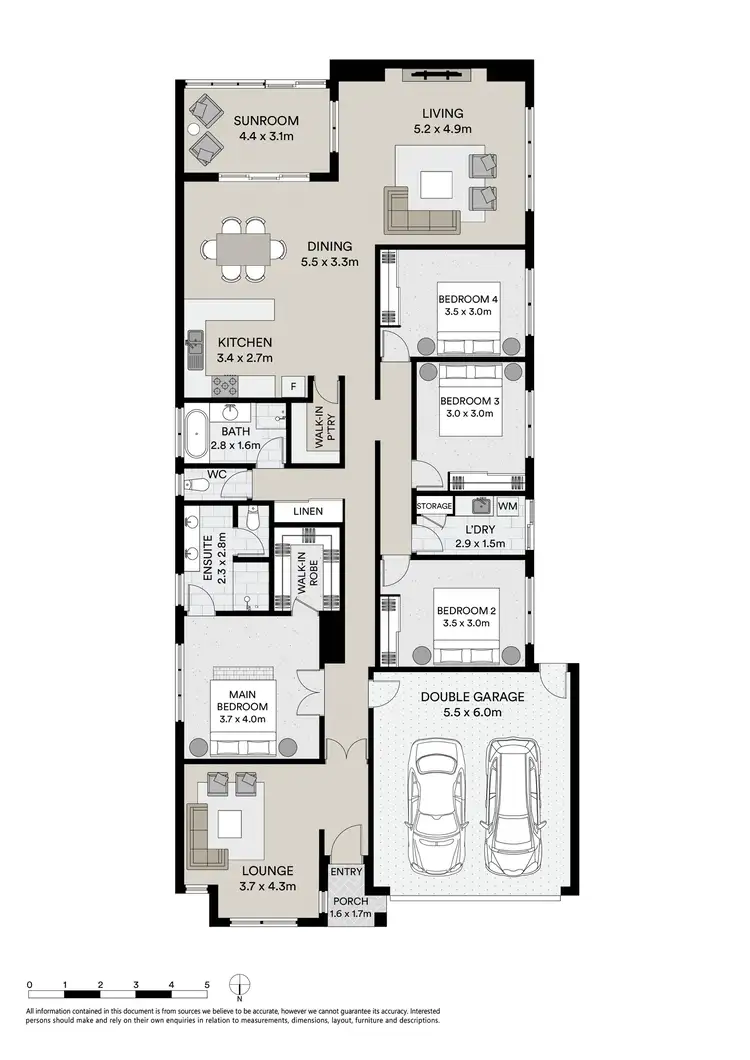 Floorplan of Homely house listing, 1 Harris Drive, Lucas VIC 3350
