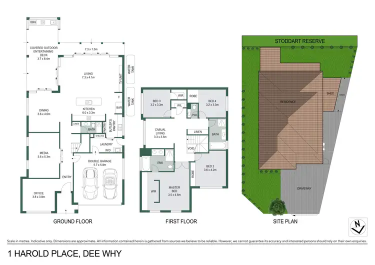 Floorplan of Homely house listing, 1 Harold Place, Dee Why NSW 2099