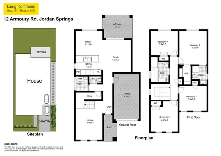 Floorplan of Homely house listing, 12 Armoury Road, Jordan Springs NSW 2747