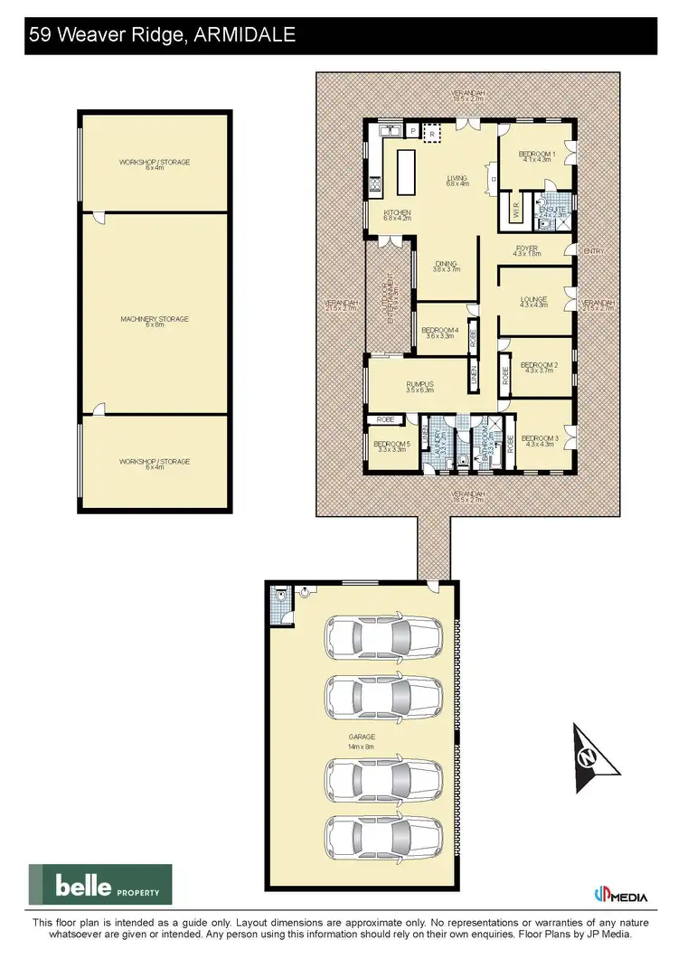 Floorplan of Homely house listing, 59 Weaver Ridge, Armidale NSW 2350