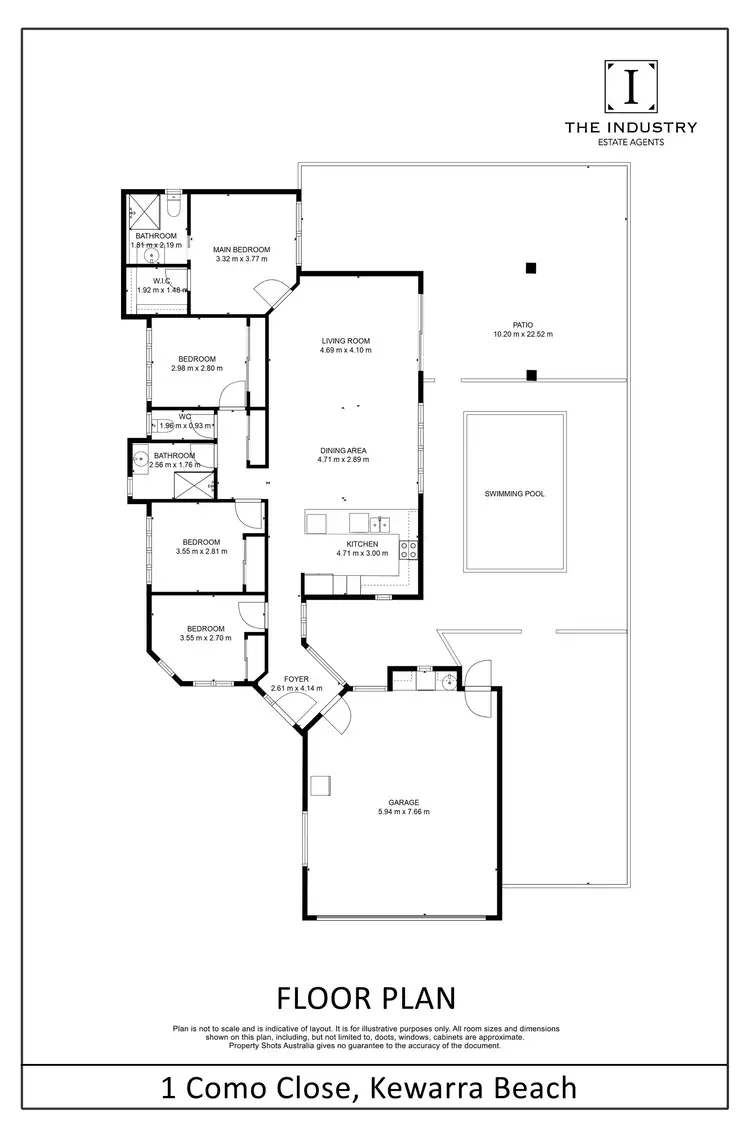 Floorplan of Homely house listing, 1 Como Close, Kewarra Beach QLD 4879