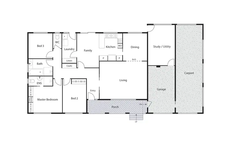 Floorplan of Homely house listing, 50 Bokhara Circuit, Kaleen ACT 2617