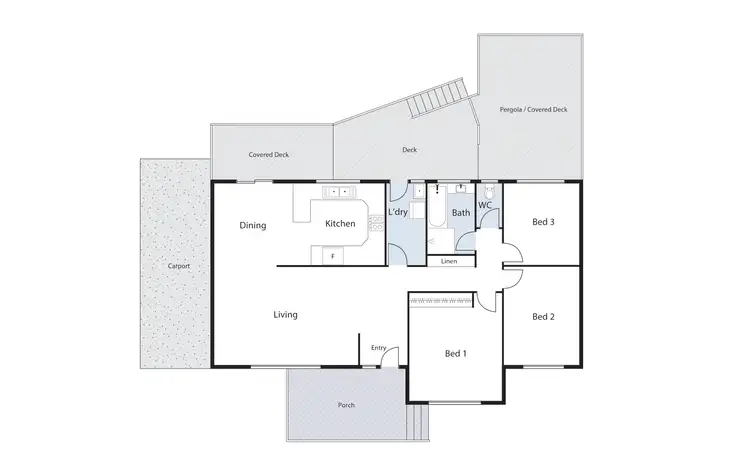 Floorplan of Homely house listing, 18 Nangor Street, Waramanga ACT 2611
