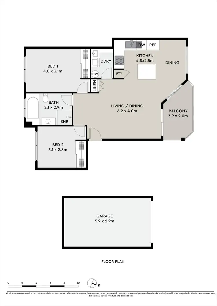 Floorplan of Homely apartment listing, 16/470-482 Kingsway, Miranda NSW 2228