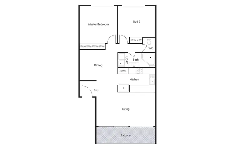 Floorplan of Homely apartment listing, 11/6 Antis Street, Phillip ACT 2606