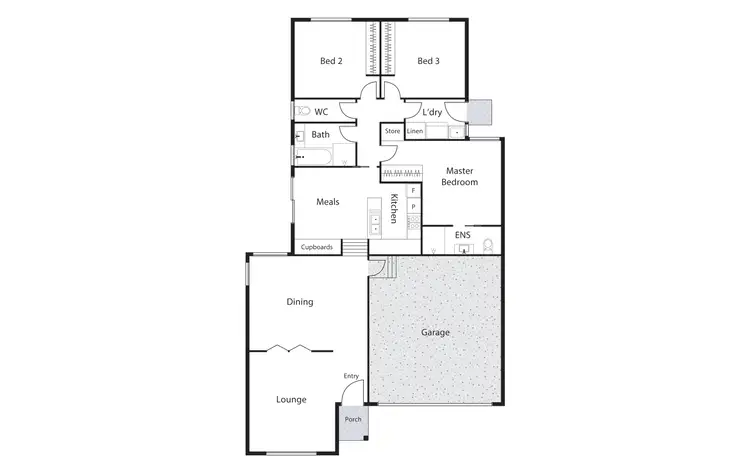 Floorplan of Homely townhouse listing, 3/6 Burrumarra Avenue, Ngunnawal ACT 2913