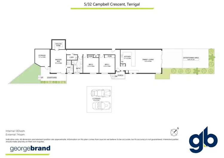 Floorplan of Homely apartment listing, 5/32 Campbell Crescent, Terrigal NSW 2260
