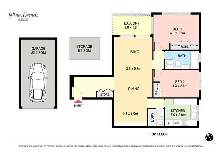 Floorplan of Homely unit listing, 12/4 Bortfield Drive, Chiswick NSW 2046