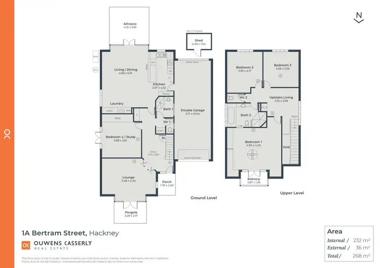 Floorplan of Homely house listing, 1A Bertram Street, Hackney SA 5069