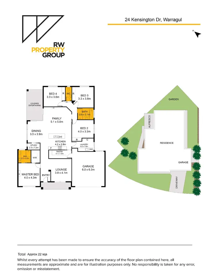 Floorplan of Homely house listing, 24 Kensington Drive, Warragul VIC 3820