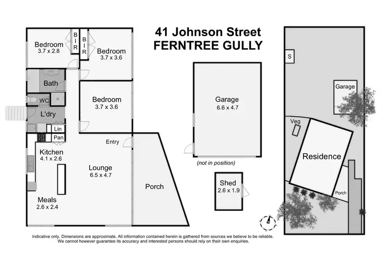 Floorplan of Homely house listing, 41 Johnson Drive, Ferntree Gully VIC 3156
