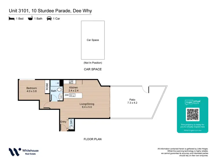 Floorplan of Homely apartment listing, 3101/10 Sturdee Parade, Dee Why NSW 2099