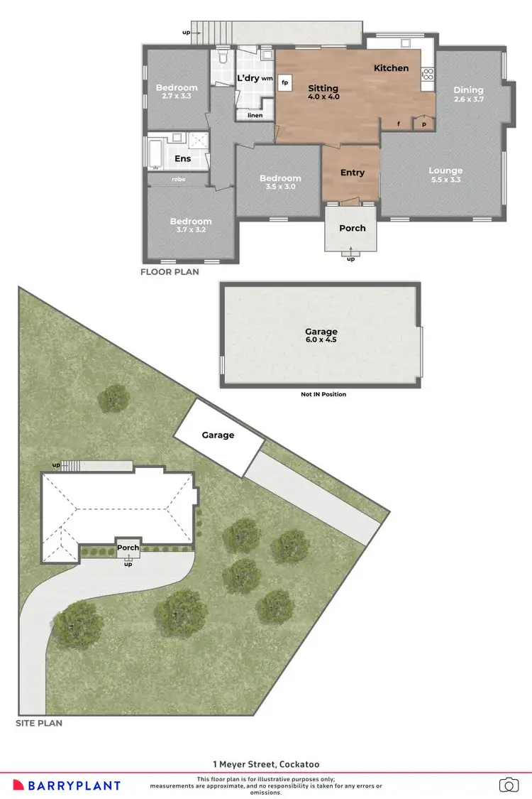 Floorplan of Homely house listing, 1 Meyer Street, Cockatoo VIC 3781