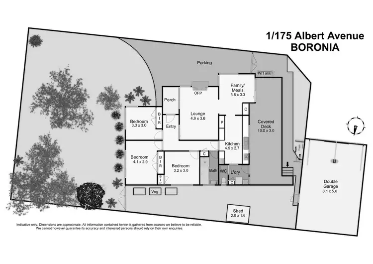 Floorplan of Homely house listing, 1/175 Albert Avenue, Boronia VIC 3155