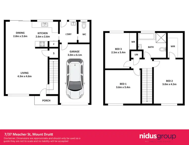 Floorplan of Homely townhouse listing, 7/37 Meacher Street, Mount Druitt NSW 2770
