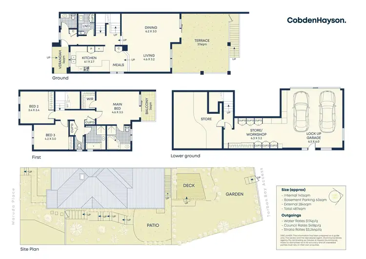 Floorplan of Homely house listing, 27 Waruda Place, Huntleys Cove NSW 2111