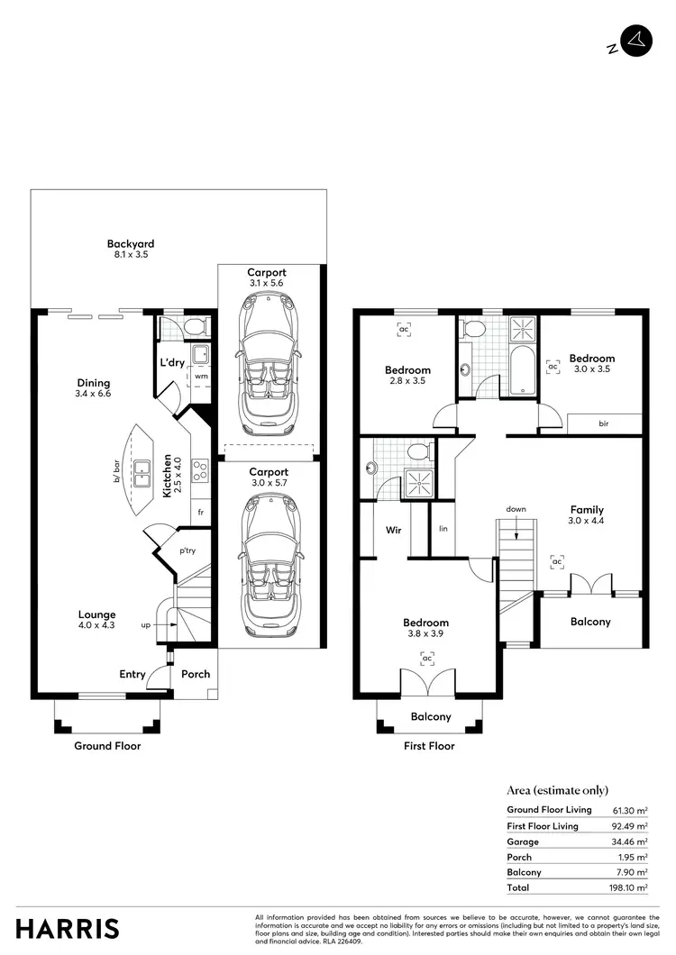 Floorplan of Homely house listing, 2/1 Pridmore Road, Glen Osmond SA 5064