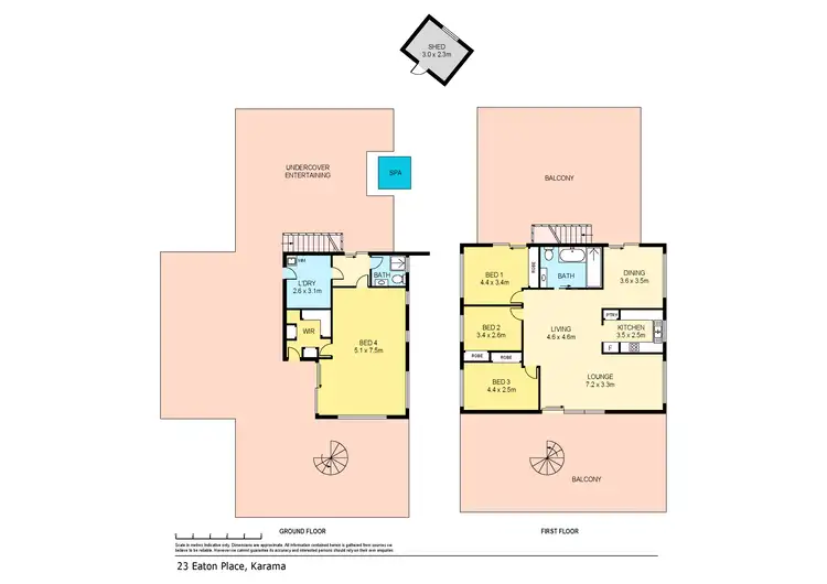 Floorplan of Homely house listing, 23 Eaton Place, Karama NT 812