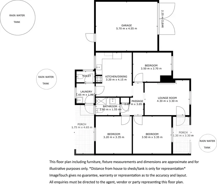 Floorplan of Homely house listing, 12 Cronin Avenue, Port Lincoln SA 5606