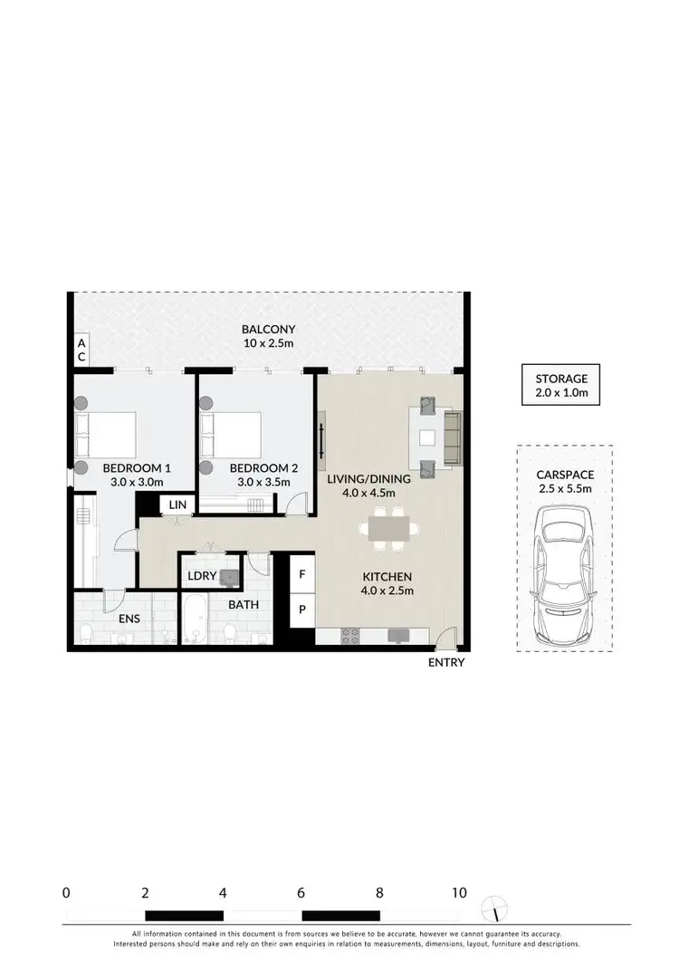 Floorplan of Homely apartment listing, 539/2 Morton Street, Parramatta NSW 2150