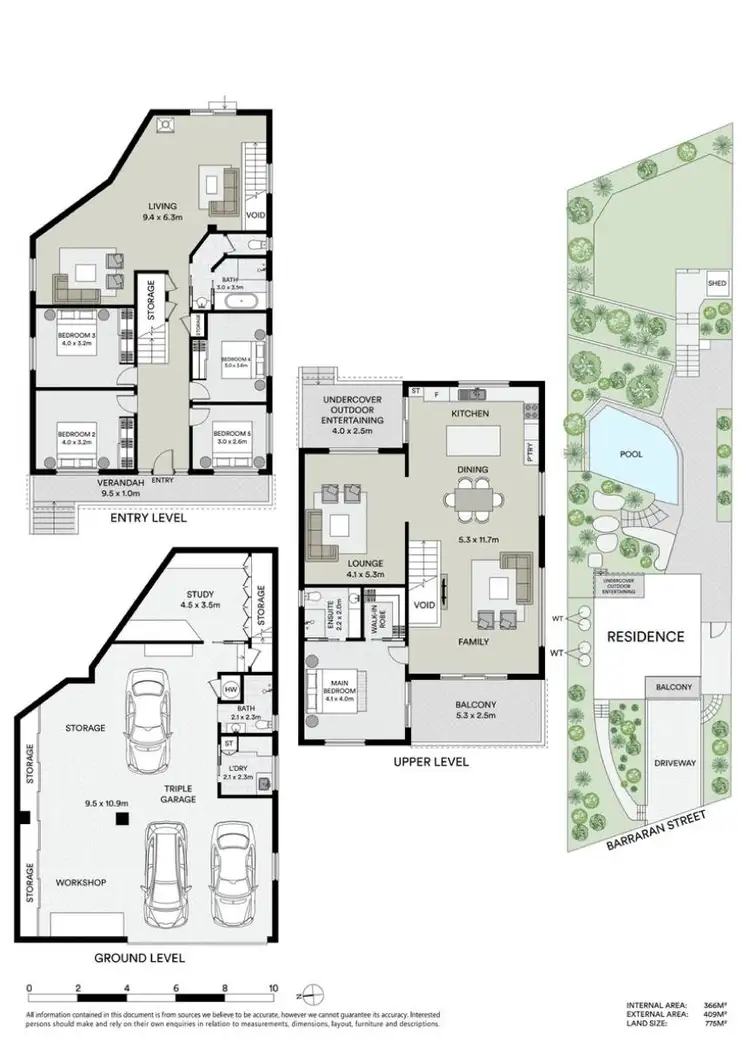 Floorplan of Homely house listing, 20 Barraran Street, Gymea Bay NSW 2227