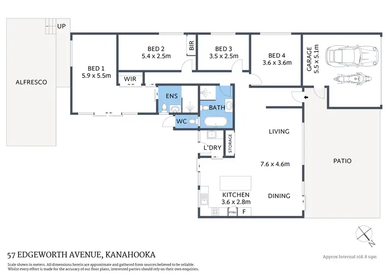 Floorplan of Homely house listing, 57 Edgeworth Avenue, Kanahooka NSW 2530