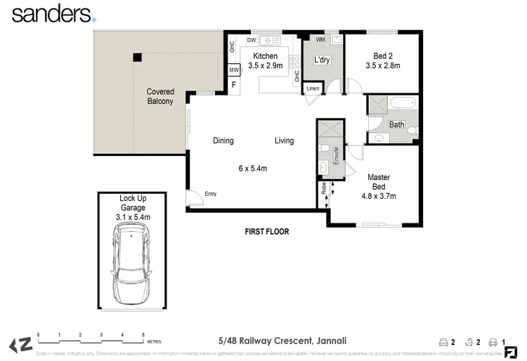 Floorplan of Homely apartment listing, 5/48 Railway Crescent, Jannali NSW 2226