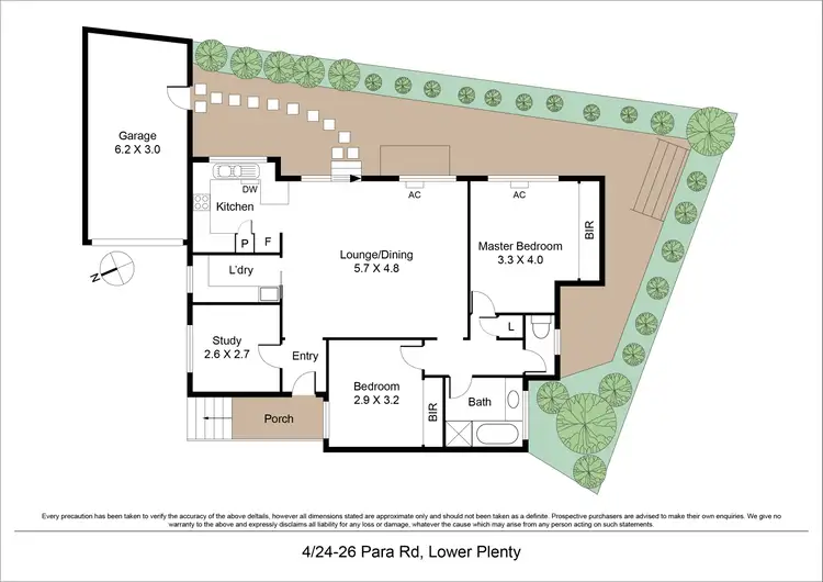 Floorplan of Homely unit listing, 4/24-26 Para Road, Lower Plenty VIC 3093