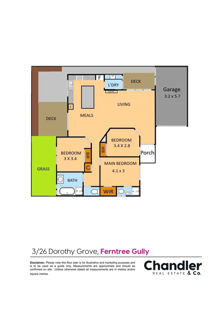 Floorplan of Homely house listing, 3/26 Dorothy Grove, Ferntree Gully VIC 3156