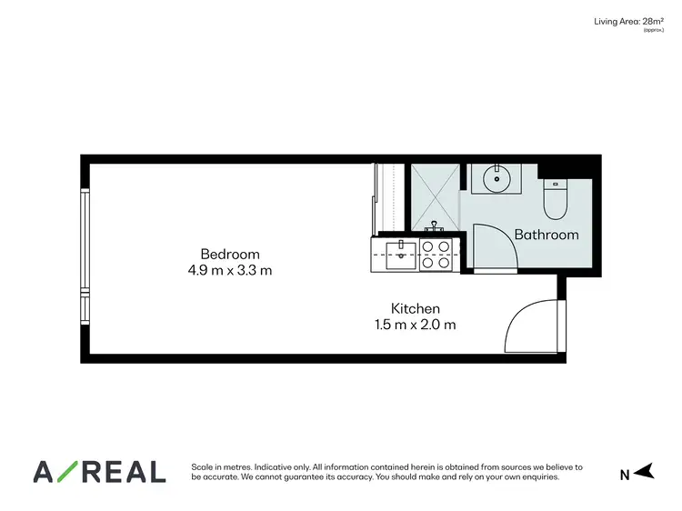 Floorplan of Homely apartment listing, 1234/43 Therry Street, Melbourne VIC 3000