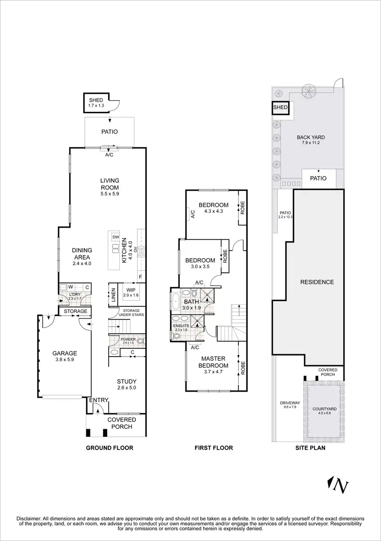 Floorplan of Homely townhouse listing, 66B Tarella Drive, Keilor Downs VIC 3038