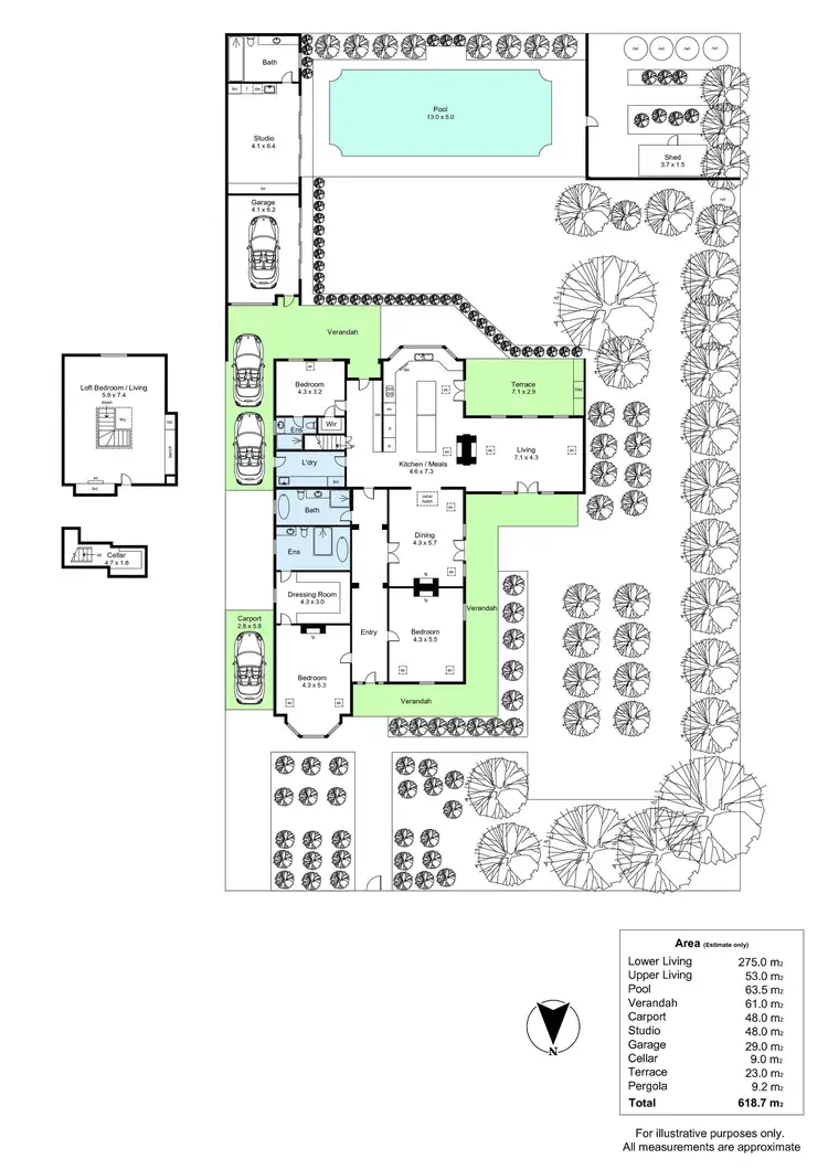 Floorplan of Homely house listing, 197 Fisher Street, Malvern SA 5061