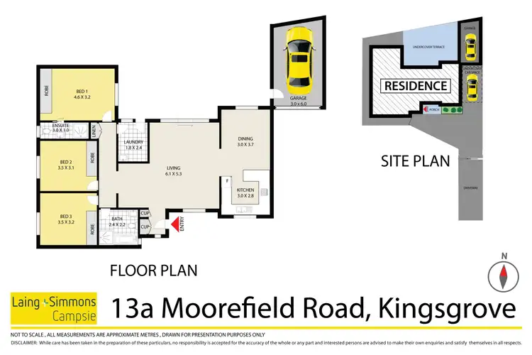 Floorplan of Homely house listing, 13A Moorefield Rd, Kingsgrove NSW 2208