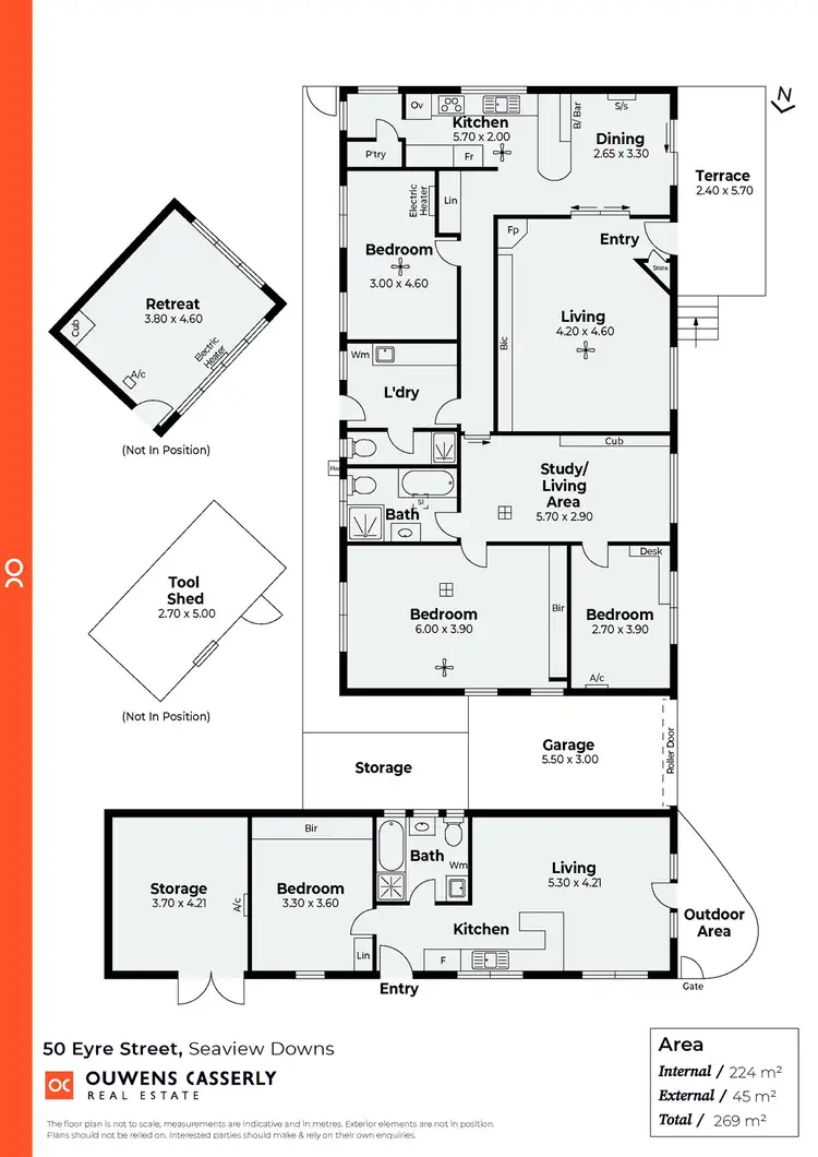 Floorplan of Homely house listing, 50 Eyre Street, Seaview Downs SA 5049