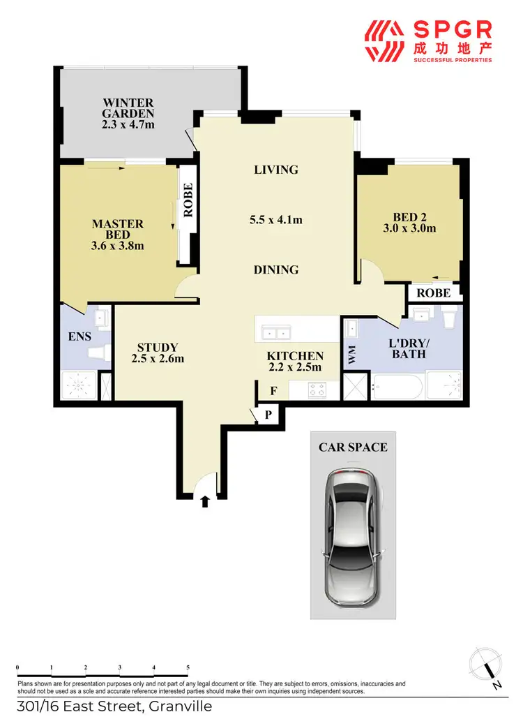 Floorplan of Homely apartment listing, 301/16 East Street, Granville NSW 2142