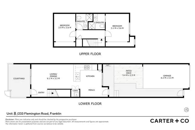 Floorplan of Homely townhouse listing, 8/233 Flemington Road, Franklin ACT 2913