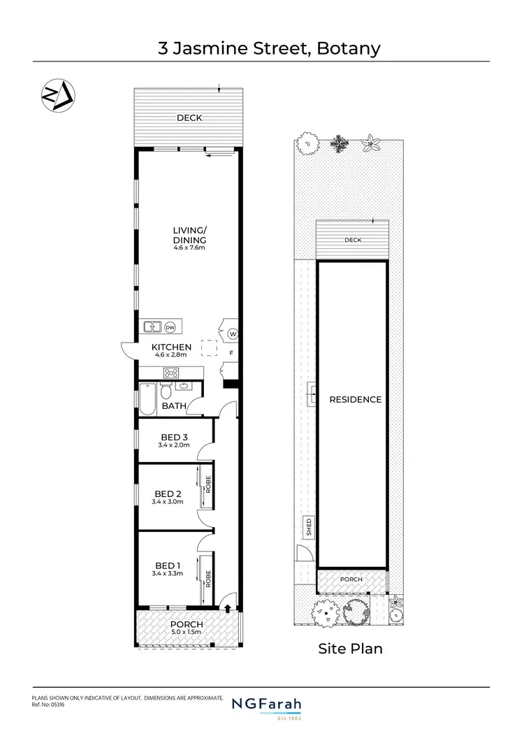 Floorplan of Homely house listing, 3 Jasmine Street, Botany NSW 2019