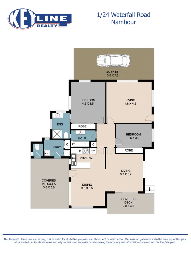 Floorplan of Homely house listing, 1/24 Waterfall Road, Nambour QLD 4560