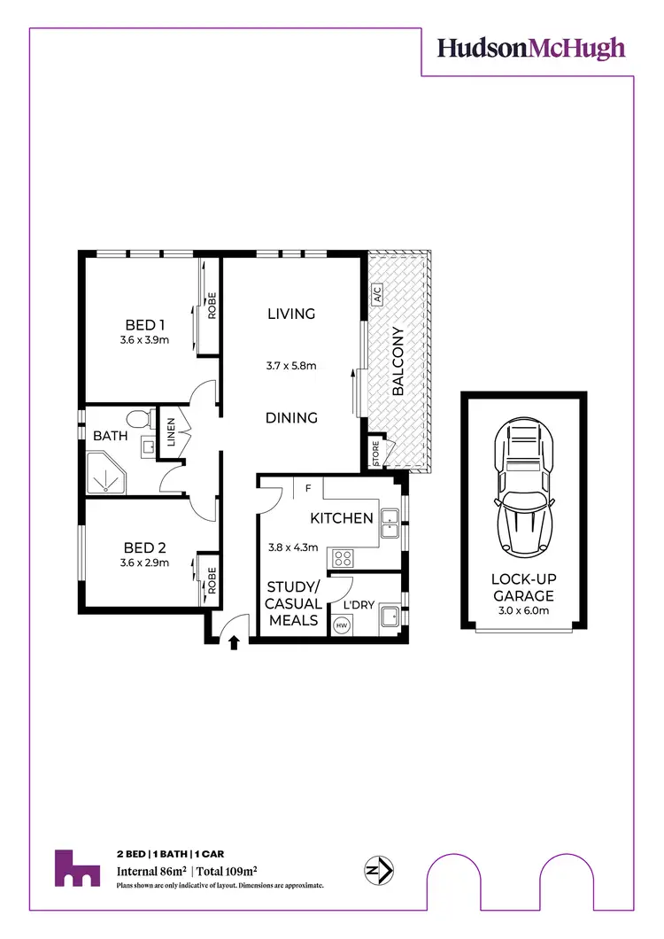 Floorplan of Homely unit listing, 8/14 Chandos Street, Ashfield NSW 2131
