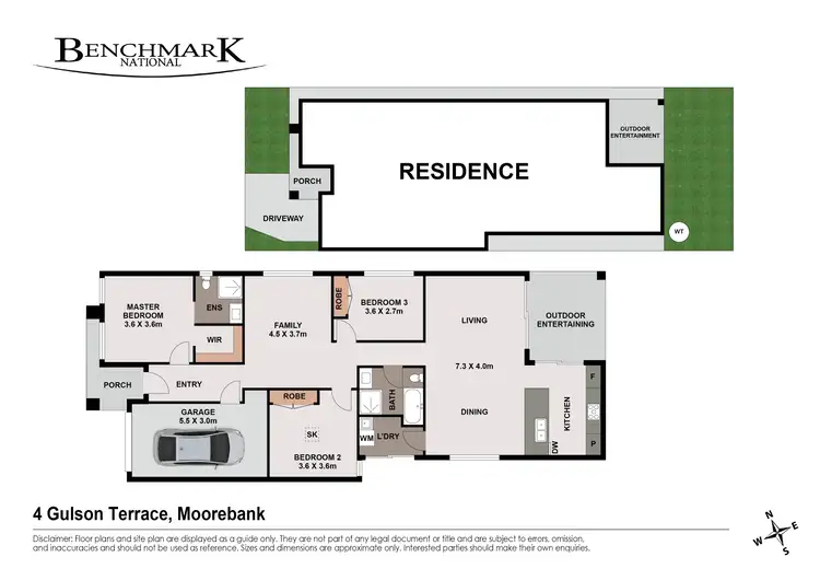 Floorplan of Homely house listing, 4 Gulson Terrace, Moorebank NSW 2170