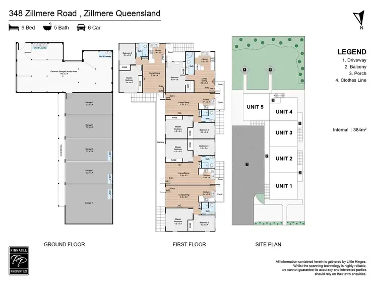 Floorplan of Homely block of units listing, 348 Zillmere Road, Zillmere QLD 4034