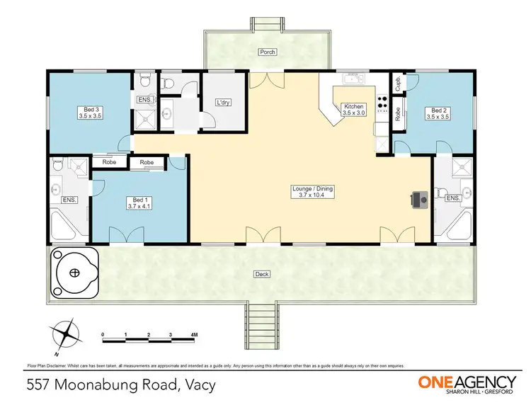 Floorplan of Homely rural property listing, 557 Moonabung Road, Vacy NSW 2421